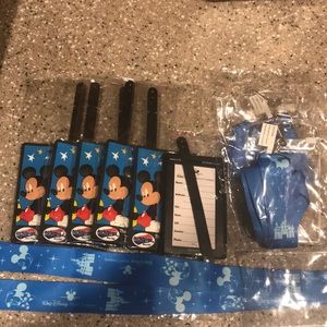 Disney lanyard and luggage tags